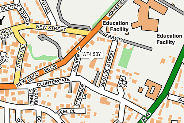 WF4 5BY map - OS OpenMap – Local (Ordnance Survey)