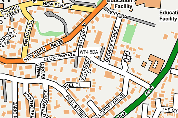 WF4 5DA map - OS OpenMap – Local (Ordnance Survey)