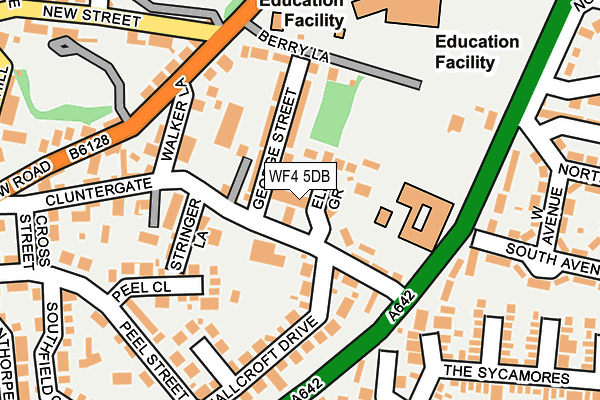 WF4 5DB map - OS OpenMap – Local (Ordnance Survey)