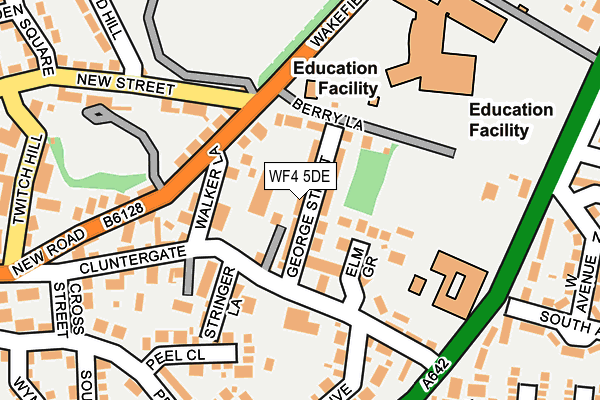 WF4 5DE map - OS OpenMap – Local (Ordnance Survey)