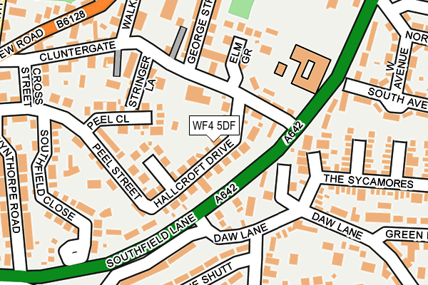 WF4 5DF map - OS OpenMap – Local (Ordnance Survey)