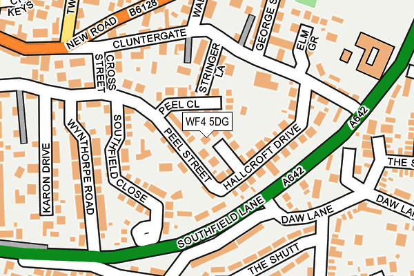 WF4 5DG map - OS OpenMap – Local (Ordnance Survey)