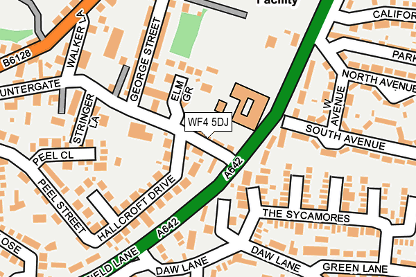 WF4 5DJ map - OS OpenMap – Local (Ordnance Survey)