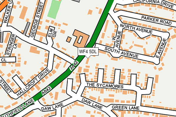 WF4 5DL map - OS OpenMap – Local (Ordnance Survey)