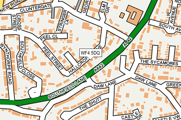 WF4 5DQ map - OS OpenMap – Local (Ordnance Survey)