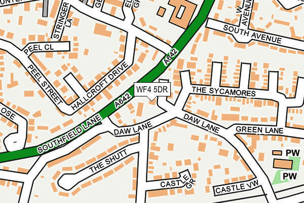 WF4 5DR map - OS OpenMap – Local (Ordnance Survey)