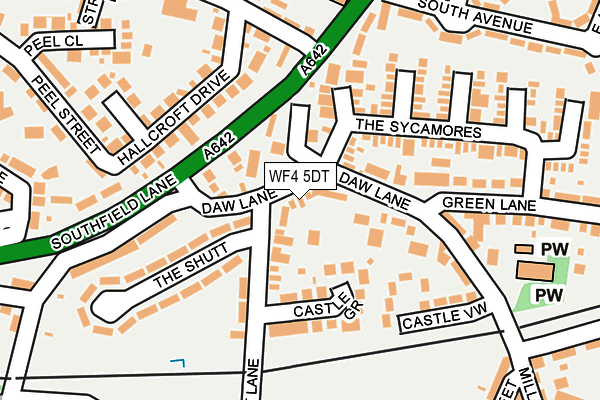 WF4 5DT map - OS OpenMap – Local (Ordnance Survey)