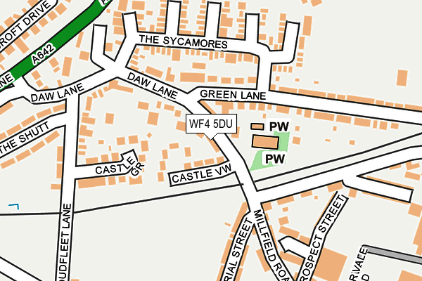 WF4 5DU map - OS OpenMap – Local (Ordnance Survey)