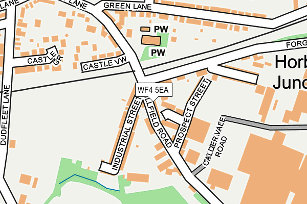 WF4 5EA map - OS OpenMap – Local (Ordnance Survey)