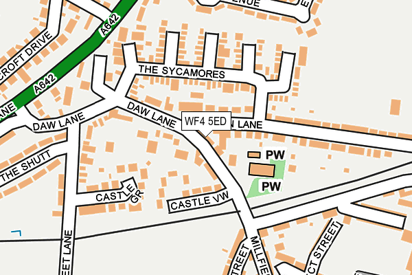 WF4 5ED map - OS OpenMap – Local (Ordnance Survey)