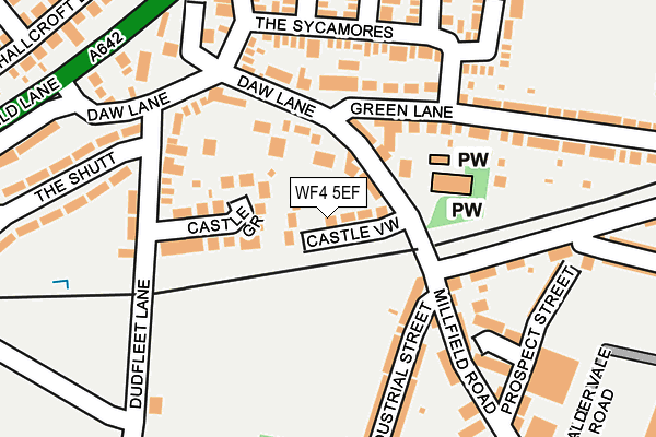 WF4 5EF map - OS OpenMap – Local (Ordnance Survey)