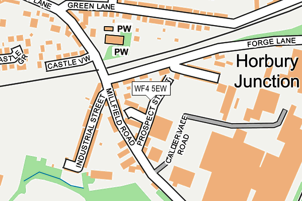 WF4 5EW map - OS OpenMap – Local (Ordnance Survey)