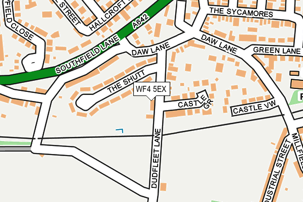 WF4 5EX map - OS OpenMap – Local (Ordnance Survey)