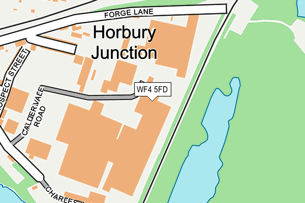 Map of THE CADMAN HOUSING PROJECT LTD at local scale
