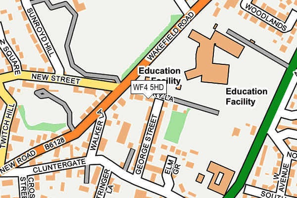 WF4 5HD map - OS OpenMap – Local (Ordnance Survey)