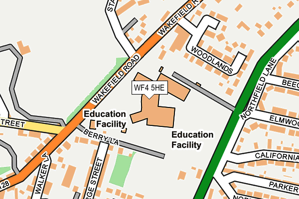 WF4 5HE map - OS OpenMap – Local (Ordnance Survey)