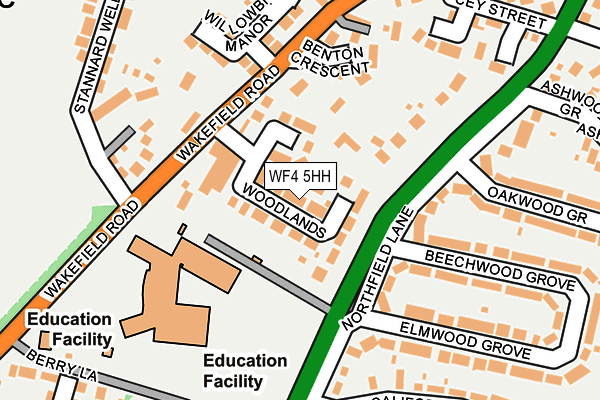 WF4 5HH map - OS OpenMap – Local (Ordnance Survey)