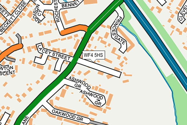 WF4 5HS map - OS OpenMap – Local (Ordnance Survey)
