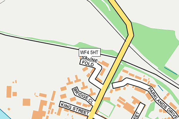 WF4 5HT map - OS OpenMap – Local (Ordnance Survey)