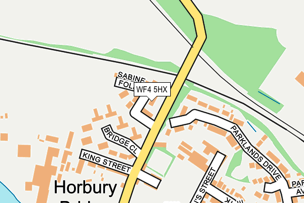 WF4 5HX map - OS OpenMap – Local (Ordnance Survey)