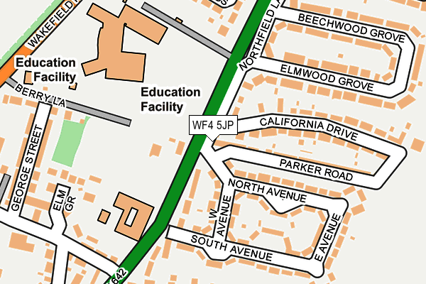 WF4 5JP map - OS OpenMap – Local (Ordnance Survey)