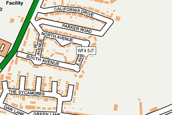 WF4 5JT map - OS OpenMap – Local (Ordnance Survey)