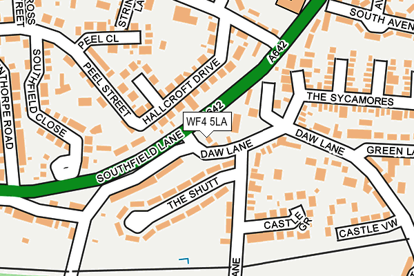 WF4 5LA map - OS OpenMap – Local (Ordnance Survey)