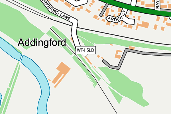 WF4 5LD map - OS OpenMap – Local (Ordnance Survey)