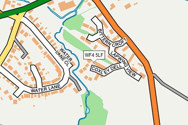 WF4 5LF map - OS OpenMap – Local (Ordnance Survey)
