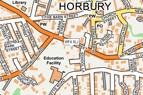 WF4 5LJ map - OS OpenMap – Local (Ordnance Survey)