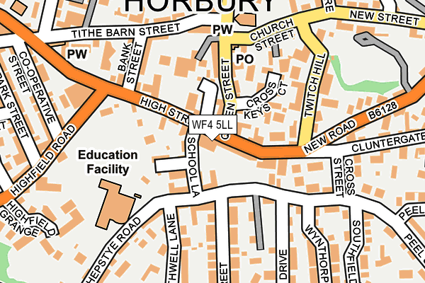 WF4 5LL map - OS OpenMap – Local (Ordnance Survey)