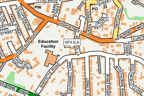 WF4 5LN map - OS OpenMap – Local (Ordnance Survey)