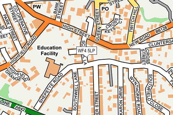 WF4 5LP map - OS OpenMap – Local (Ordnance Survey)