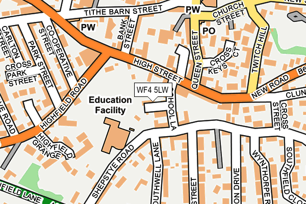 WF4 5LW map - OS OpenMap – Local (Ordnance Survey)