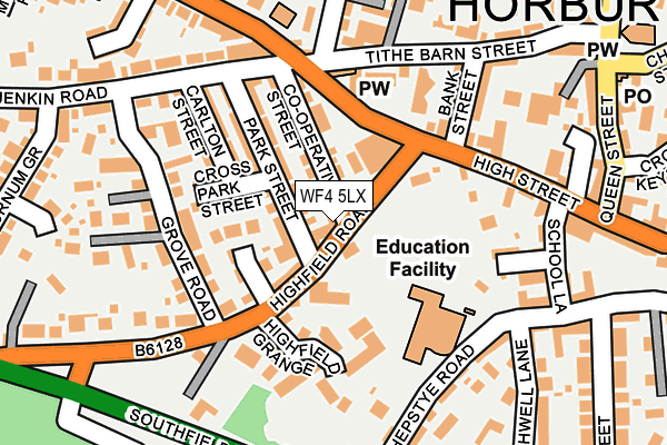 WF4 5LX map - OS OpenMap – Local (Ordnance Survey)