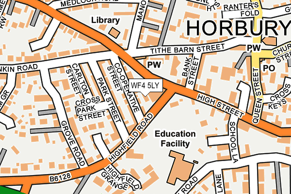 WF4 5LY map - OS OpenMap – Local (Ordnance Survey)