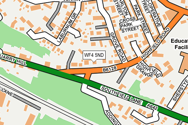WF4 5ND map - OS OpenMap – Local (Ordnance Survey)