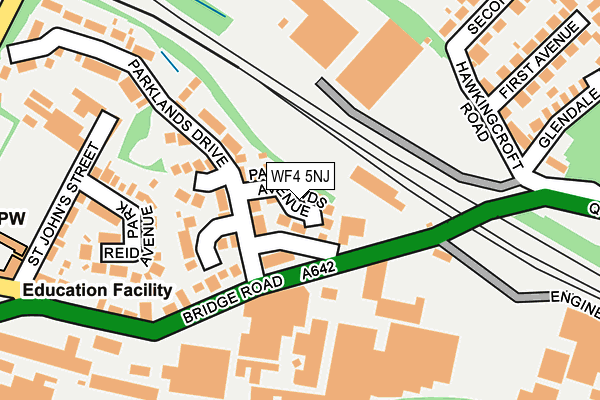 WF4 5NJ map - OS OpenMap – Local (Ordnance Survey)