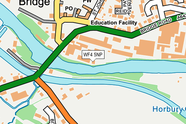 WF4 5NP map - OS OpenMap – Local (Ordnance Survey)