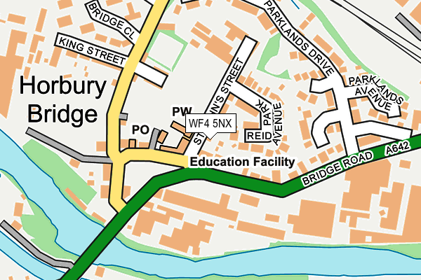 WF4 5NX map - OS OpenMap – Local (Ordnance Survey)