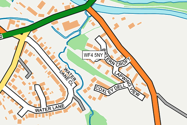 WF4 5NY map - OS OpenMap – Local (Ordnance Survey)