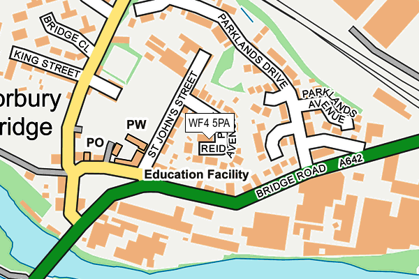 WF4 5PA map - OS OpenMap – Local (Ordnance Survey)