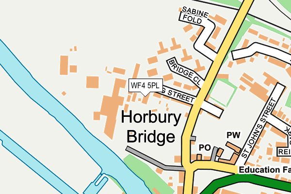 WF4 5PL map - OS OpenMap – Local (Ordnance Survey)