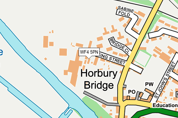 WF4 5PN map - OS OpenMap – Local (Ordnance Survey)