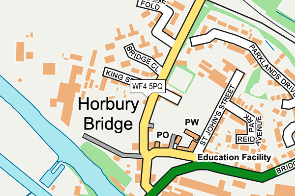 WF4 5PQ map - OS OpenMap – Local (Ordnance Survey)