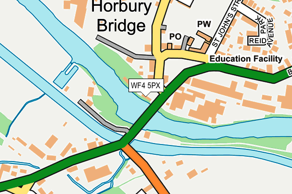 WF4 5PX map - OS OpenMap – Local (Ordnance Survey)