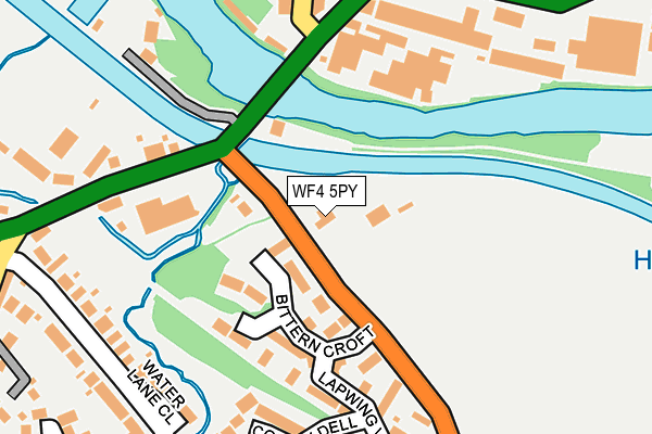 WF4 5PY map - OS OpenMap – Local (Ordnance Survey)