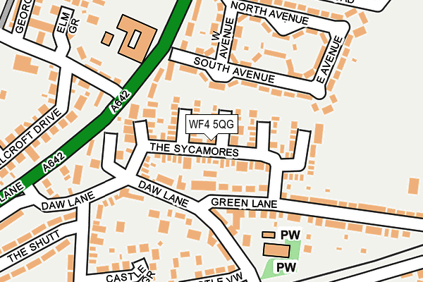 WF4 5QG map - OS OpenMap – Local (Ordnance Survey)