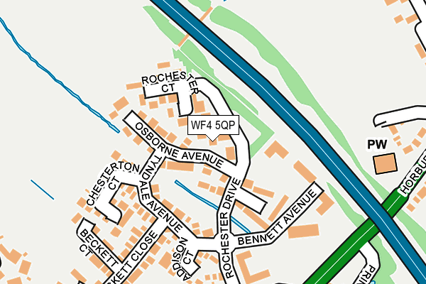 WF4 5QP map - OS OpenMap – Local (Ordnance Survey)