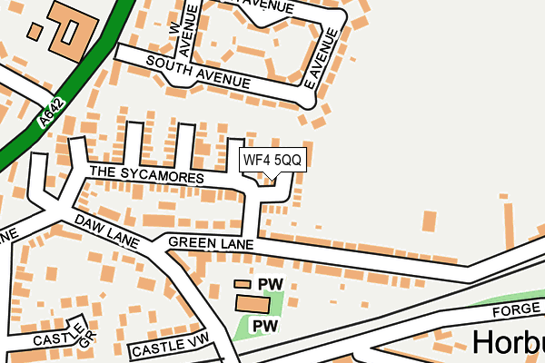 Map of JCH PLUMBING & HEATING LTD at local scale